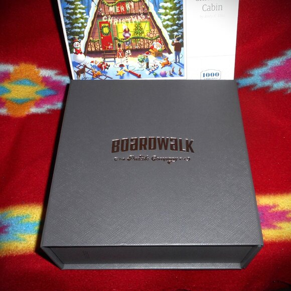 CHRISTMAS CABIN - BOARDWALK PUZZLE COMPANY - 1000 Pieces - Picture 2 of 6